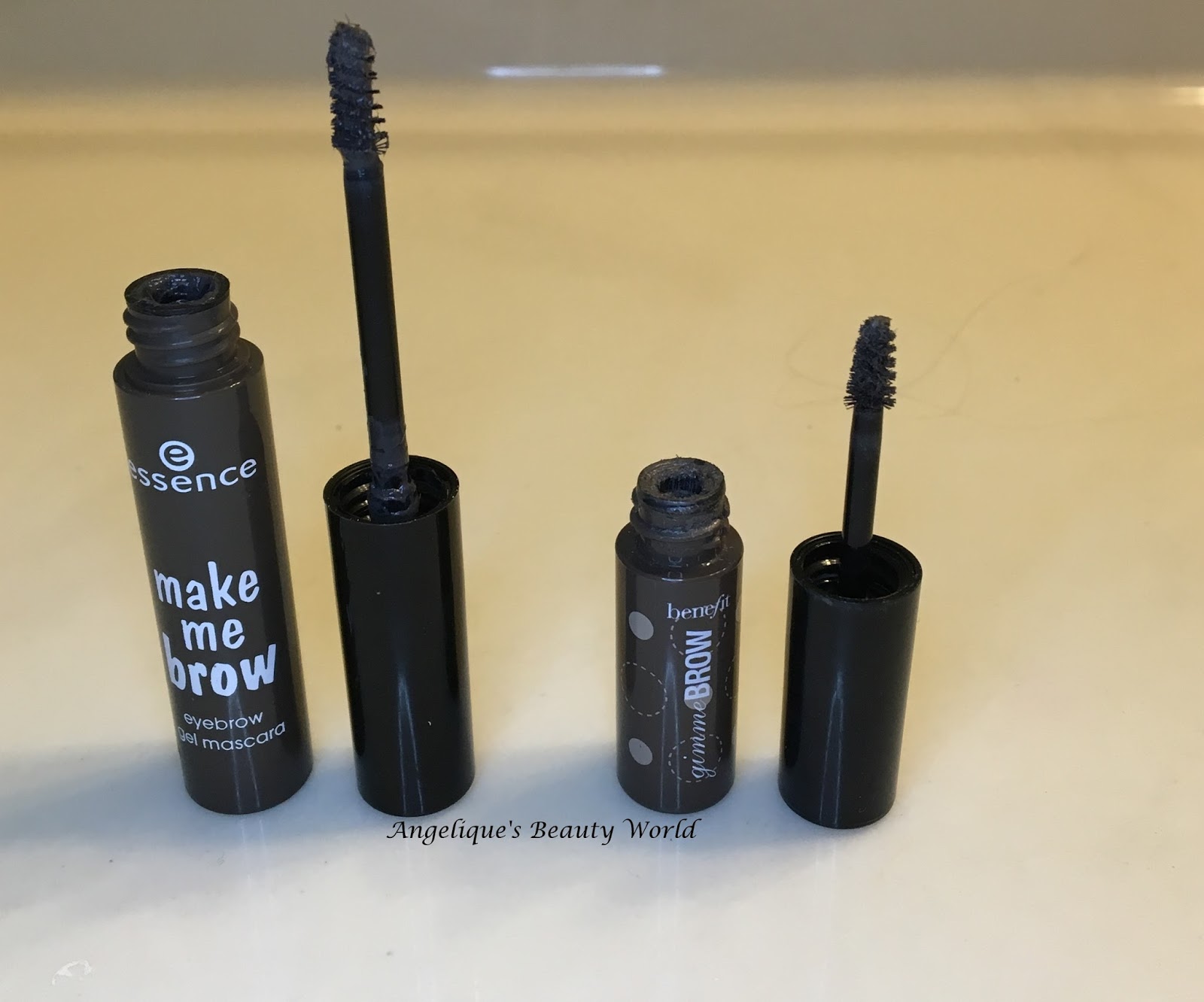 Benefit Gimme Brow and Essence Make Me BrowIs It A Dupe?  Angelique 
